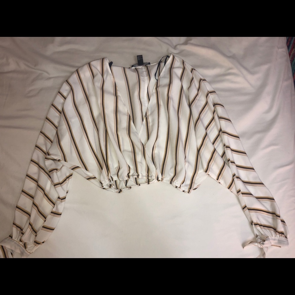 Surplice blouse